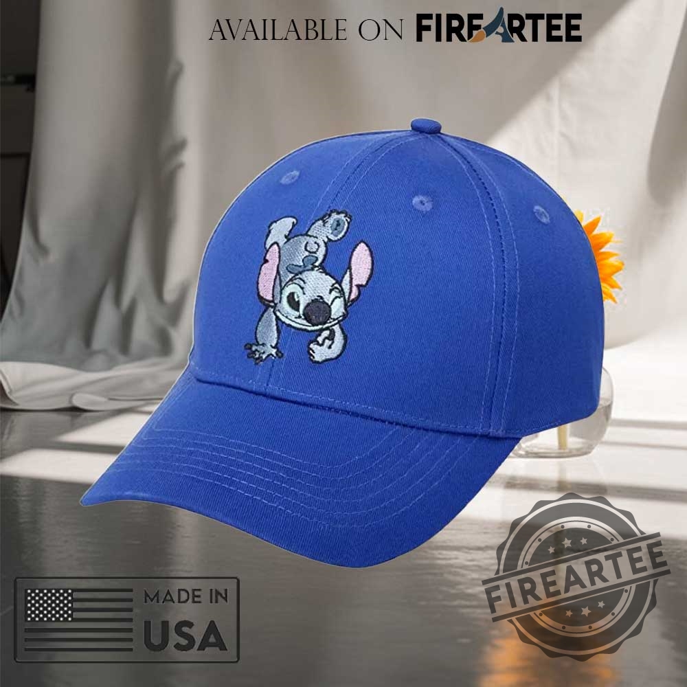 Lilo Stitch Blue Hat Cartoon Character Embroidery Cap 3 Lilo & Stitch Blue Hat – Cartoon Character Embroidery Cap