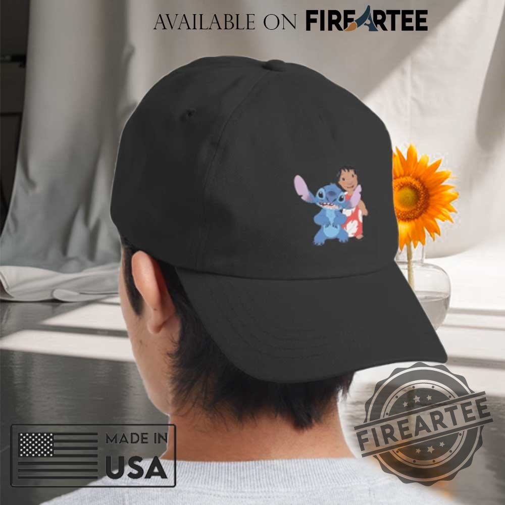 Lilo Stitch Embroidered Black Baseball Cap Cute Cartoon Adjustable Hat 4 Lilo & Stitch Embroidered Black Baseball Cap Cute Cartoon Adjustable Hat