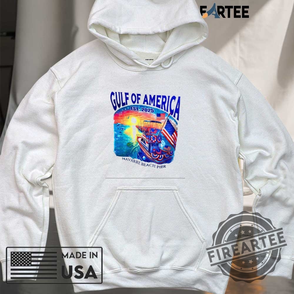 Official Gulf Of America Est 2025 Navarre Beach Pier Shirt 6 Official Gulf of America est 2025 Navarre Beach Pier shirt