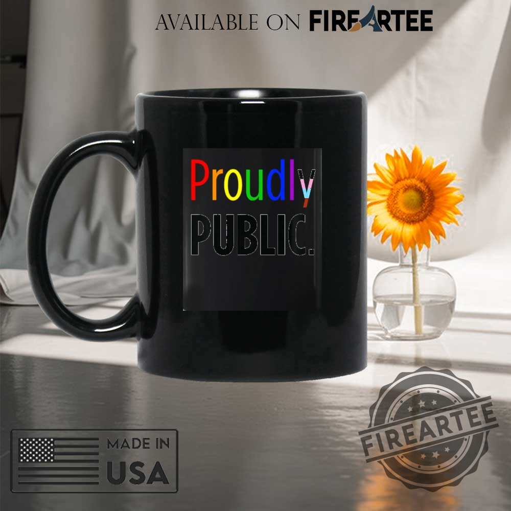 Proudly Public Lgbtq Pride Tshirt Rainbow Inclusive Equality Statement Tee 8 Proudly Public LGBTQ+ Pride T-Shirt – Rainbow Inclusive Equality Statement Tee