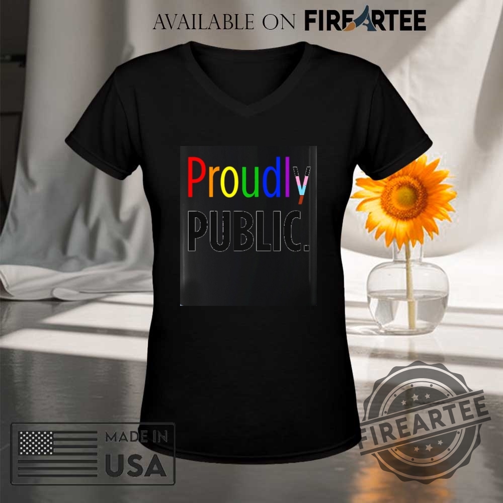 Proudly Public Lgbtq Pride Tshirt Rainbow Inclusive Equality Statement Tee 9 Proudly Public LGBTQ+ Pride T-Shirt – Rainbow Inclusive Equality Statement Tee