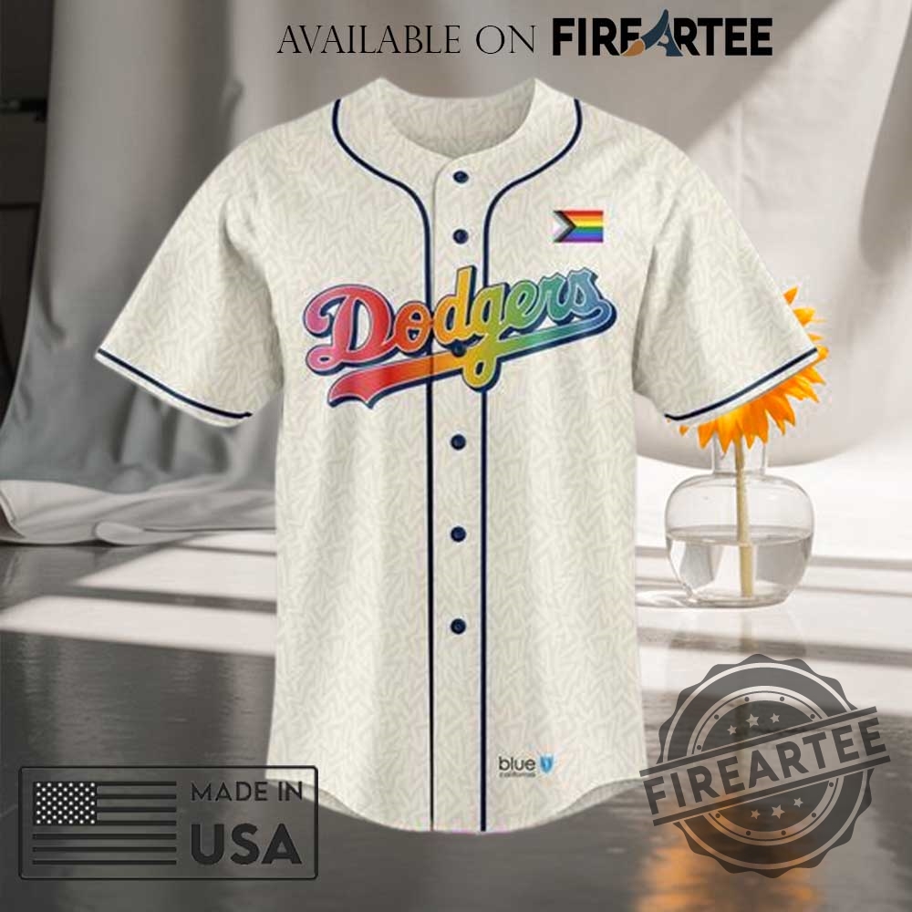 Los Angeles Dodgers Pride Night 2025 Proud Jersey 4 Los Angeles Dodgers Pride Night 2025 Proud Jersey