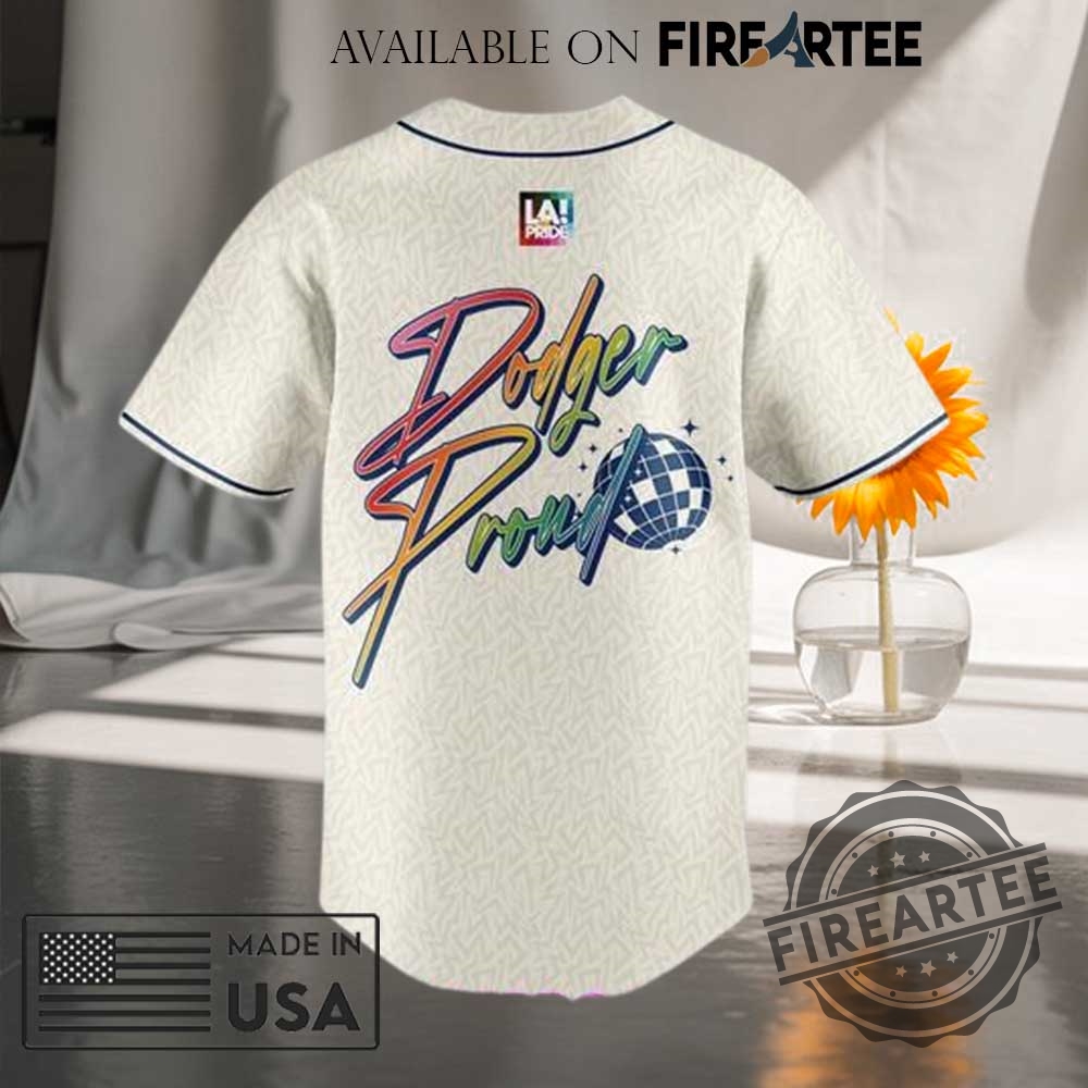 Los Angeles Dodgers Pride Night 2025 Proud Jersey 5 Los Angeles Dodgers Pride Night 2025 Proud Jersey