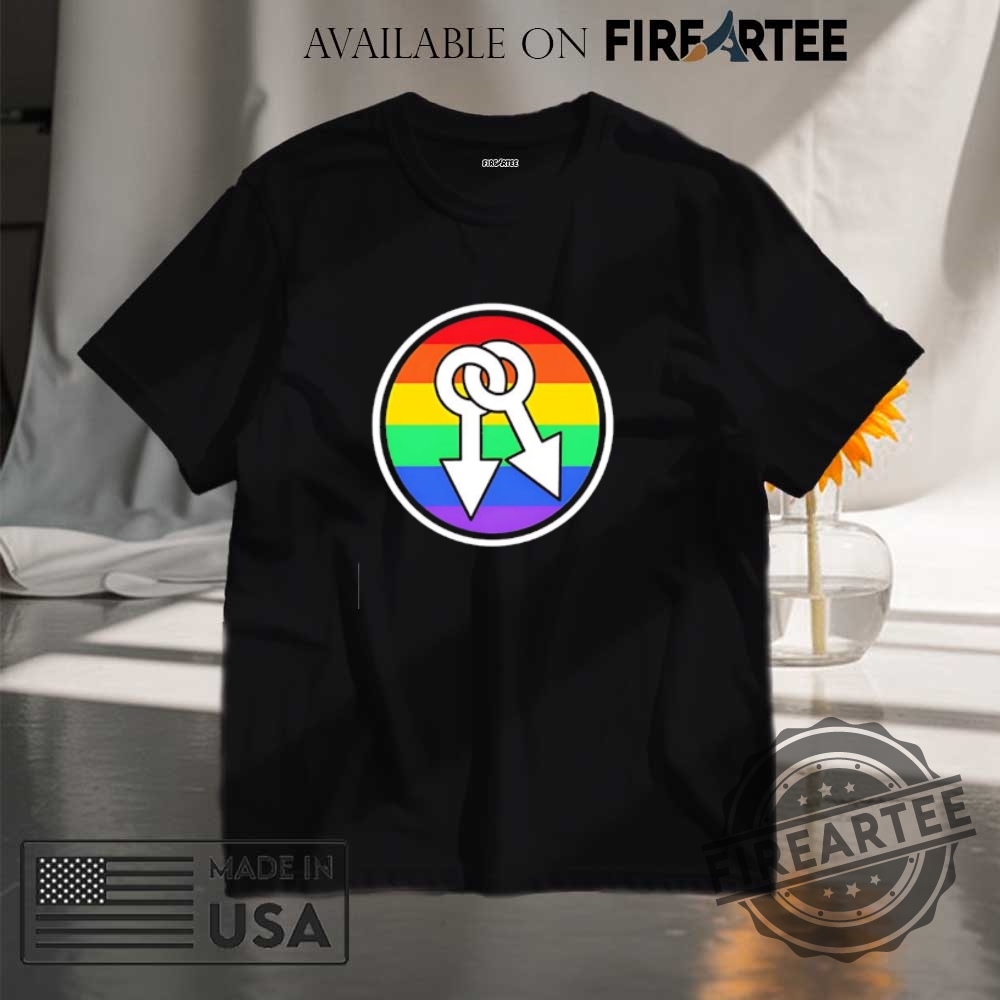 Lgbt Male Symbols Rainbow Shirt