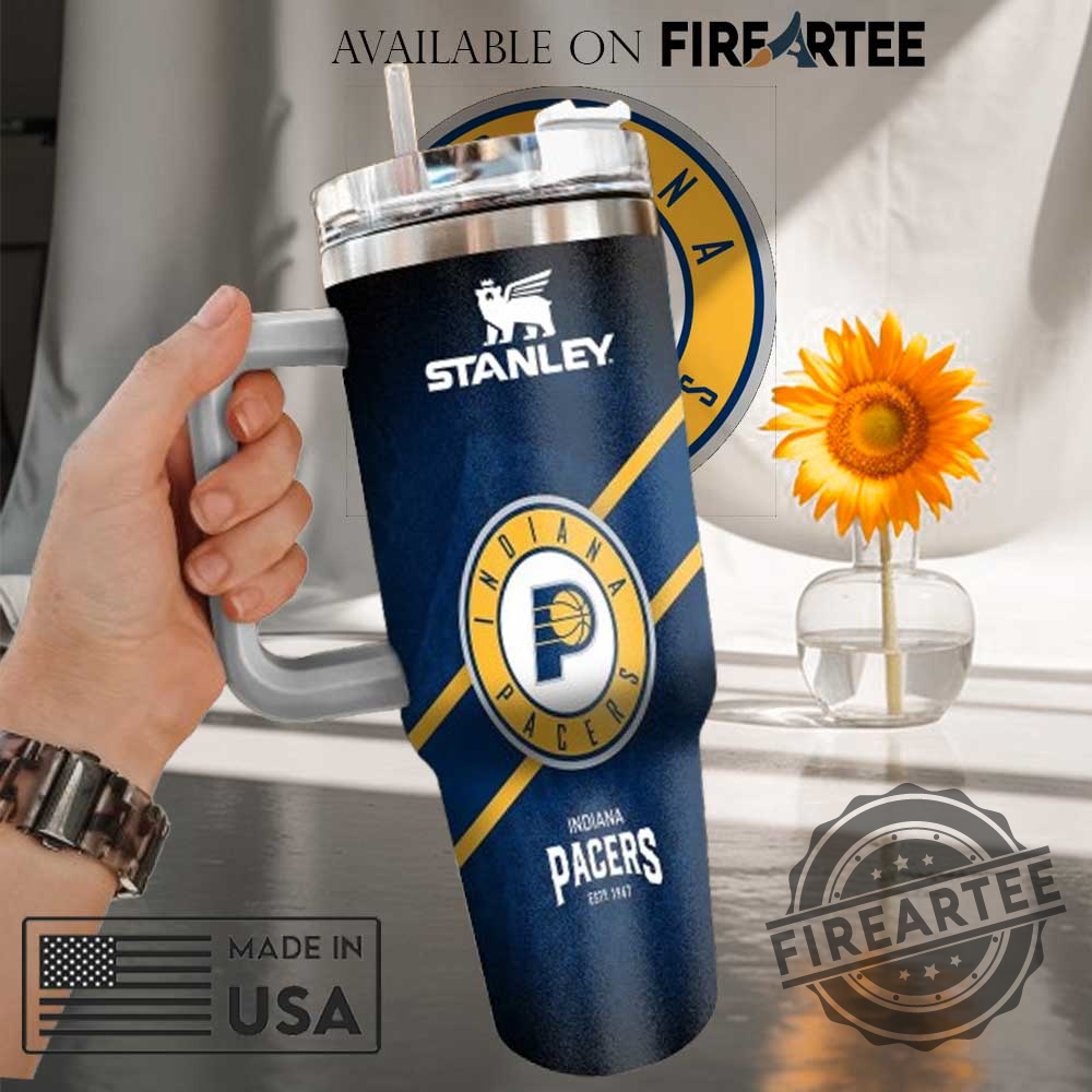 Nba Indiana Pacers Stanley Cup 40 Oz Tumbler With Handle
