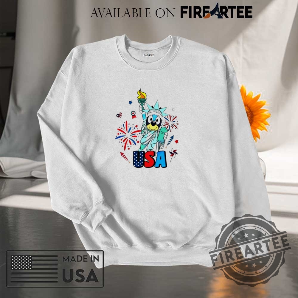 Bluey Bandit Heeler Im Here For The Snacks And Freedom Bluey July Fourth Shirt 7 Bluey Bandit Heeler I’m here for the snacks and freedom bluey july fourth shirt
