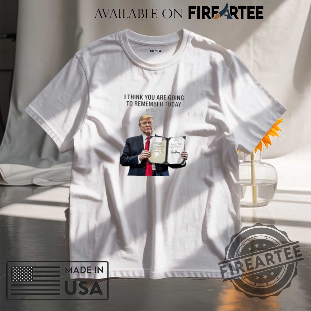 "Celebrate 2025 July 4th with Bluey: Unique Patriotic Shirts" 18 I Think You Are Going To Remember Today 4 2 2025 Trump Signature Shirt