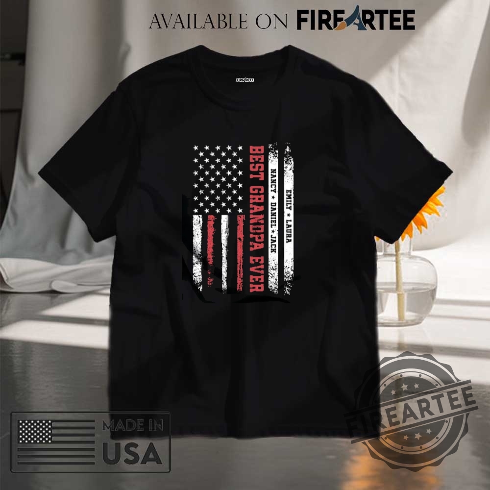 "Top 5 Patriotic Hawaiian Shirts for a Stylish 4th of July" 21 Custom Name Best Granpa Ever Shirt