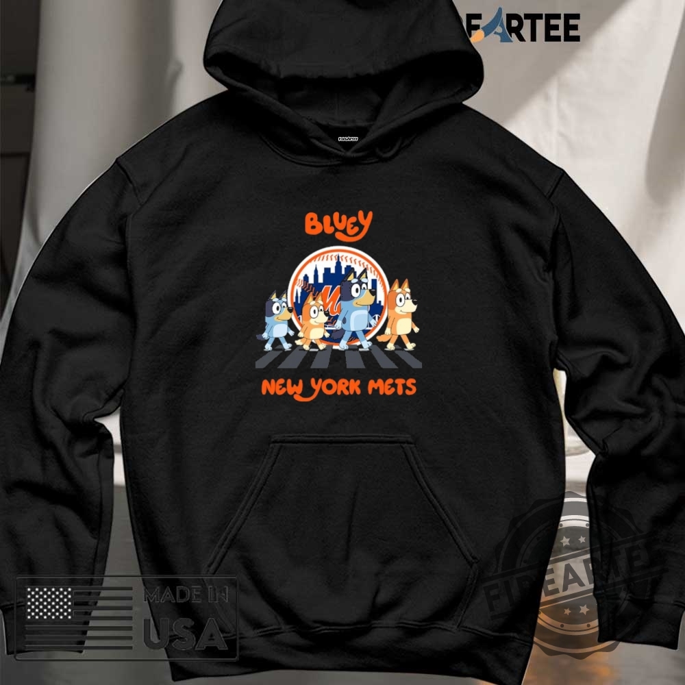 New York Mets Bluey Family Abbey Road Shirt 6 New York Mets Bluey Family abbey road shirt