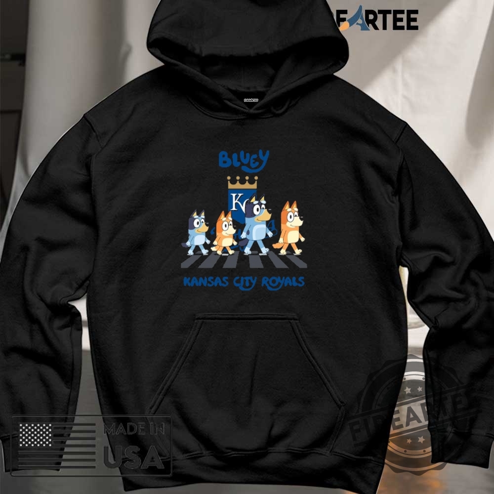 Kansas City Royals Bluey Family Abbey Road Shirt 6 Kansas City Royals Bluey Family abbey road shirt