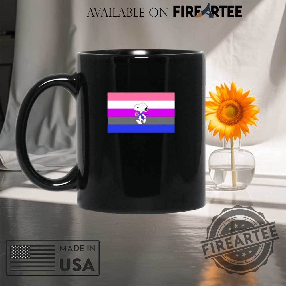 Snoopy Happy Pride Month Genderfluid Flag Shirt 8 Snoopy Happy Pride Month Genderfluid flag shirt