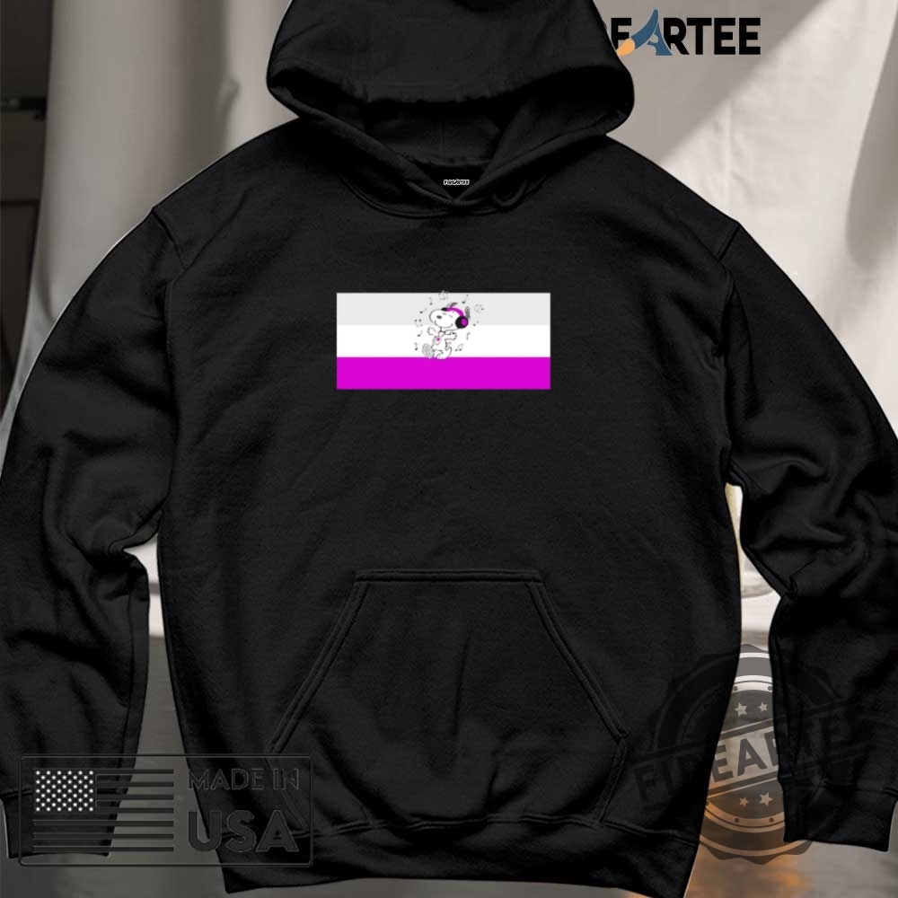 Snoopy Happy Pride Month Asexual Flag Shirt 6 Snoopy Happy Pride Month Asexual flag shirt