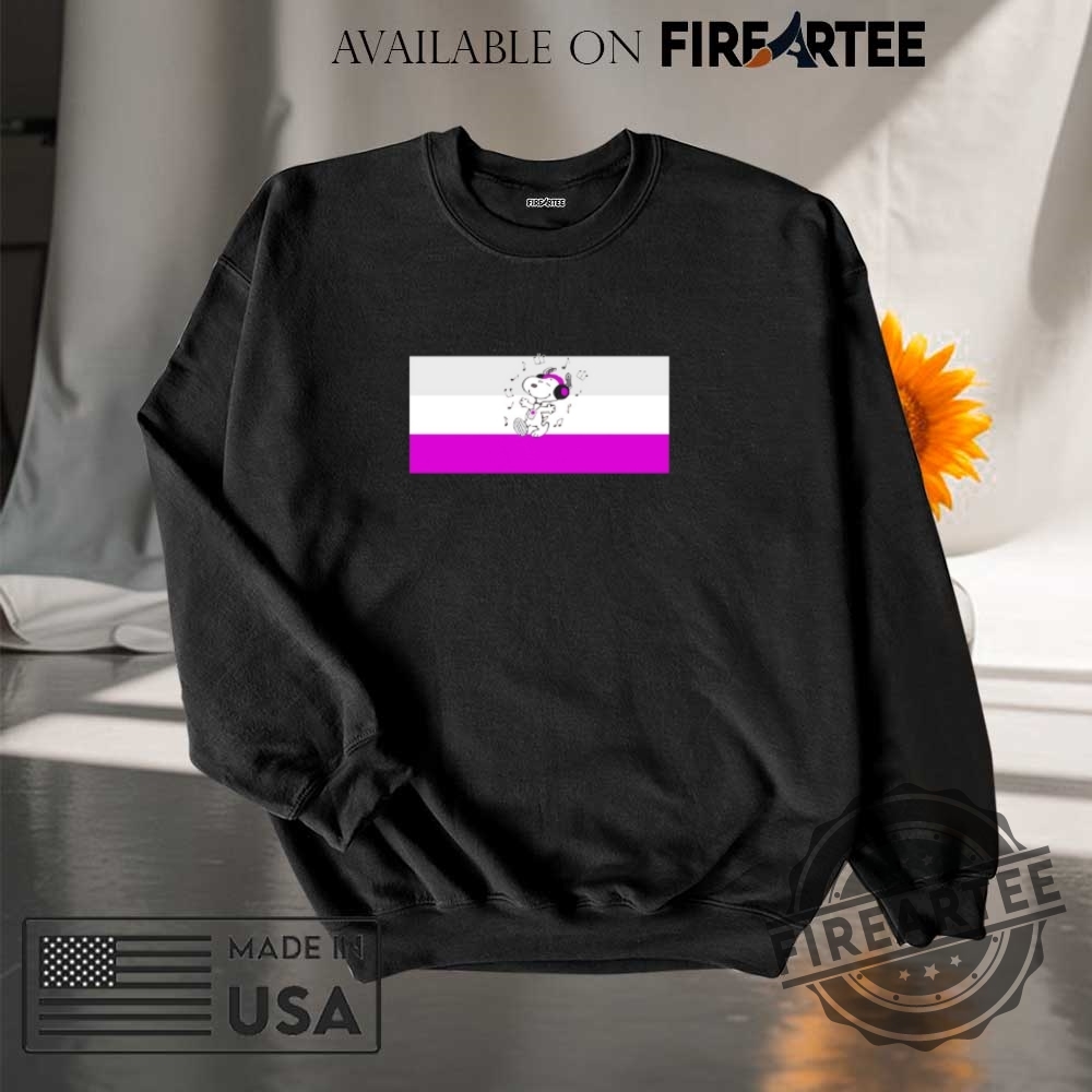 Snoopy Happy Pride Month Asexual Flag Shirt 7 Snoopy Happy Pride Month Asexual flag shirt