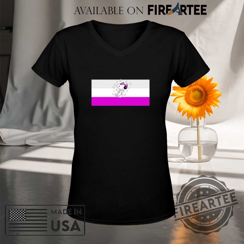 Snoopy Happy Pride Month Asexual Flag Shirt 9 Snoopy Happy Pride Month Asexual flag shirt