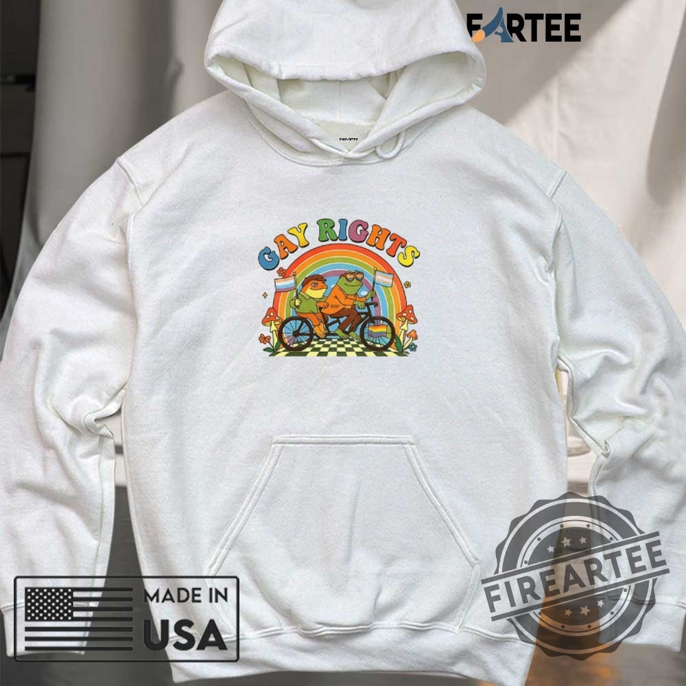 Frogs Holding Pride Flag Gay Rights Lgbtq Shirt 6 Frogs holding Pride flag Gay rights LGBTQ shirt