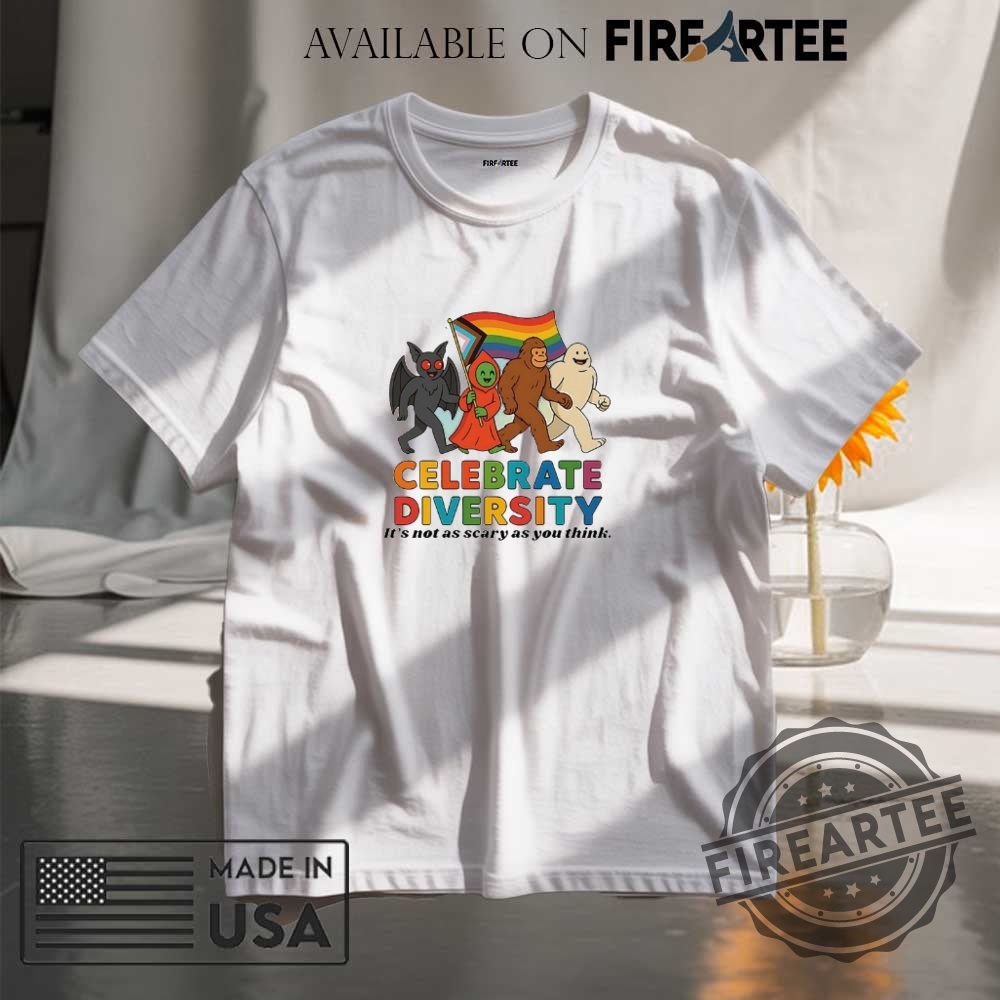 "Celebrate Pride and Sports with Cute Snoopy and Bluey Shirts" 19 Celebrate Diversity Its Not As Scary As You Think Lgbt Shirt