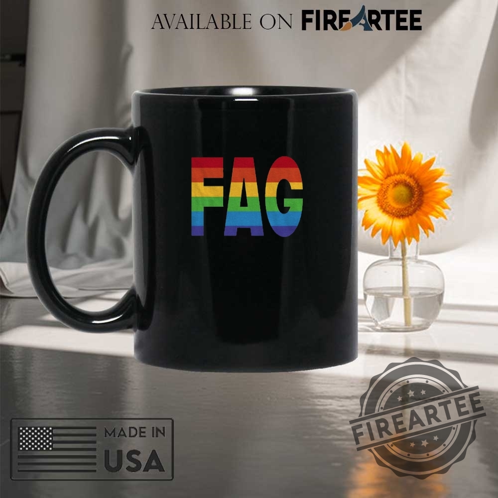 Rainbow Fag Pride Flag Lgbt Shirt 8 Rainbow Fag Pride flag LGBT shirt