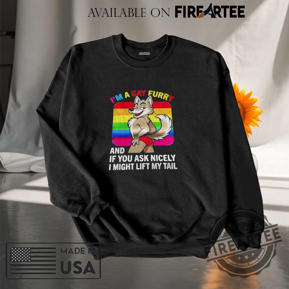 Wolf Im A Gay Furry And If You Ask Nicely I Might Lift My Tail Pride Lgbt Shirt 7 Wolf I’m a gay furry and if you ask nicely I might lift my tail pride LGBT shirt