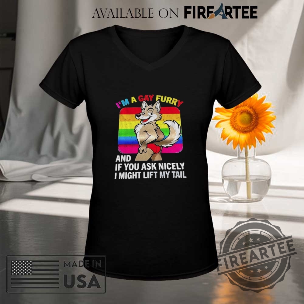 Wolf Im A Gay Furry And If You Ask Nicely I Might Lift My Tail Pride Lgbt Shirt 9 Wolf I’m a gay furry and if you ask nicely I might lift my tail pride LGBT shirt