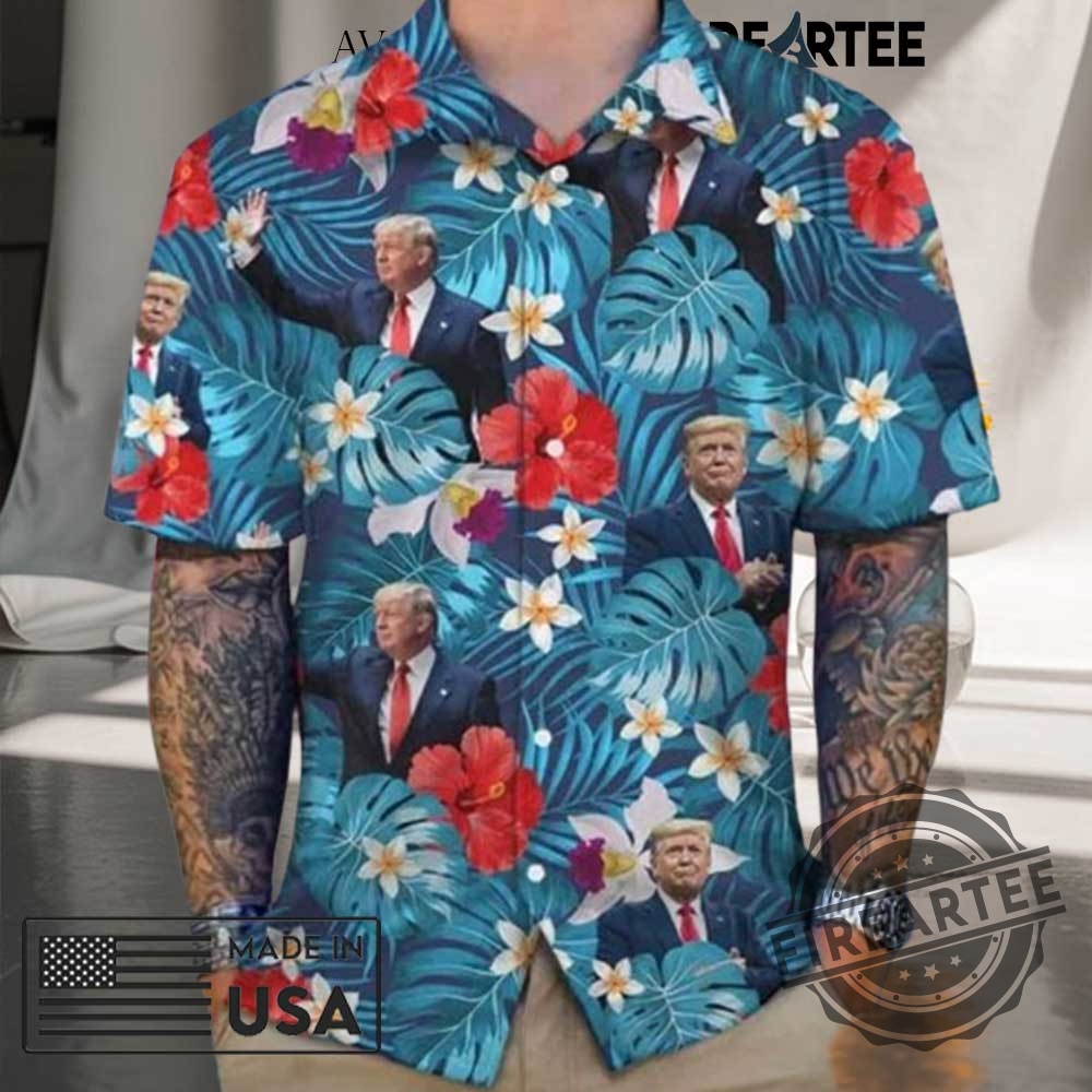 Funny Trump 4Th Of July Hawaiian Shirt 3 Funny Trump 4th of July Hawaiian Shirt