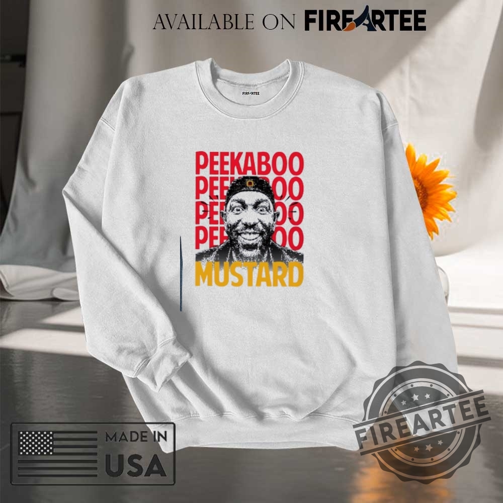 Kendrick Lamar Peekaboo Mustard Shirt 7 Kendrick Lamar Peekaboo Mustard shirt