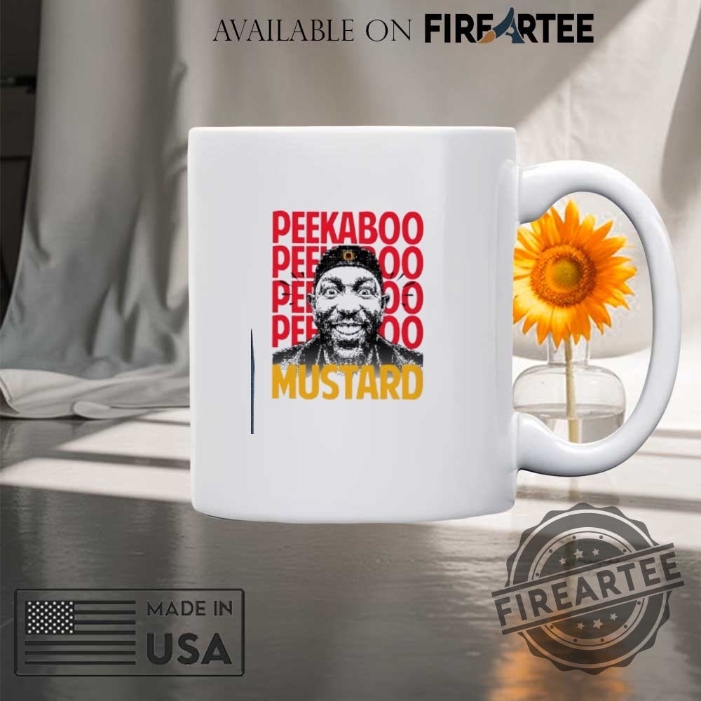 Kendrick Lamar Peekaboo Mustard Shirt 8 Kendrick Lamar Peekaboo Mustard shirt