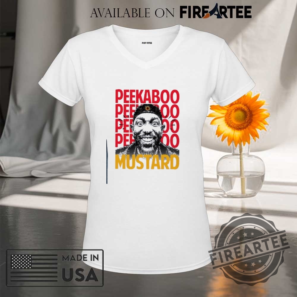 Kendrick Lamar Peekaboo Mustard Shirt 9 Kendrick Lamar Peekaboo Mustard shirt