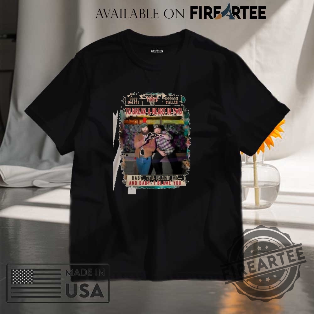 "2024 Morgan Wallen, Kendrick Lamar Concert Jerseys & Streetwear Shirts" 14 Post Malone And Morgan Wallen It Takes Two I Had Some Help To Break A Heart In Two Shirt