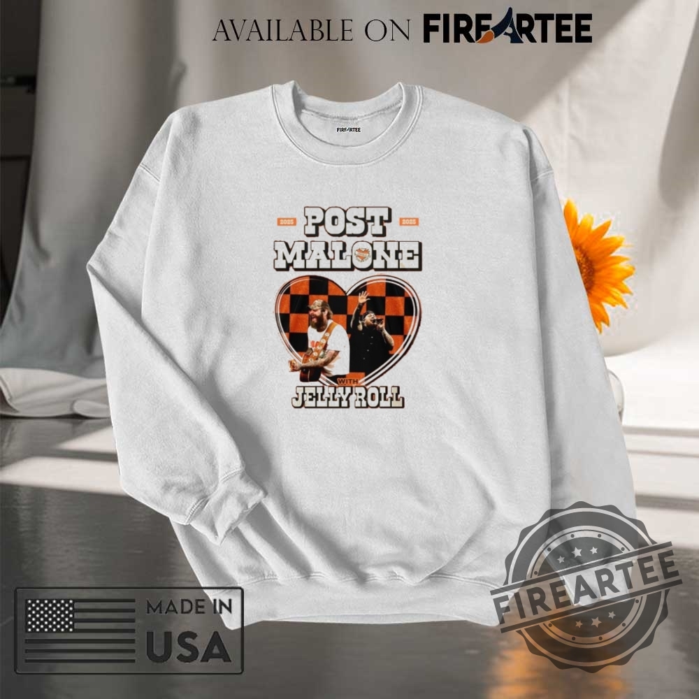 Post Malone With Jelly Roll The Big Ass Stadium Tour 2025 Shirt 7 Post Malone With Jelly Roll The Big Ass Stadium Tour 2025 Shirt