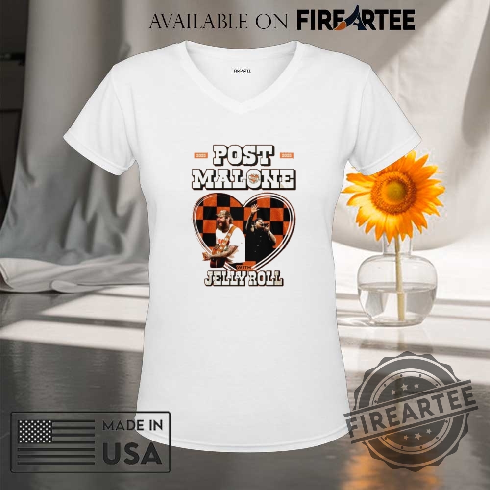 Post Malone With Jelly Roll The Big Ass Stadium Tour 2025 Shirt 9 Post Malone With Jelly Roll The Big Ass Stadium Tour 2025 Shirt