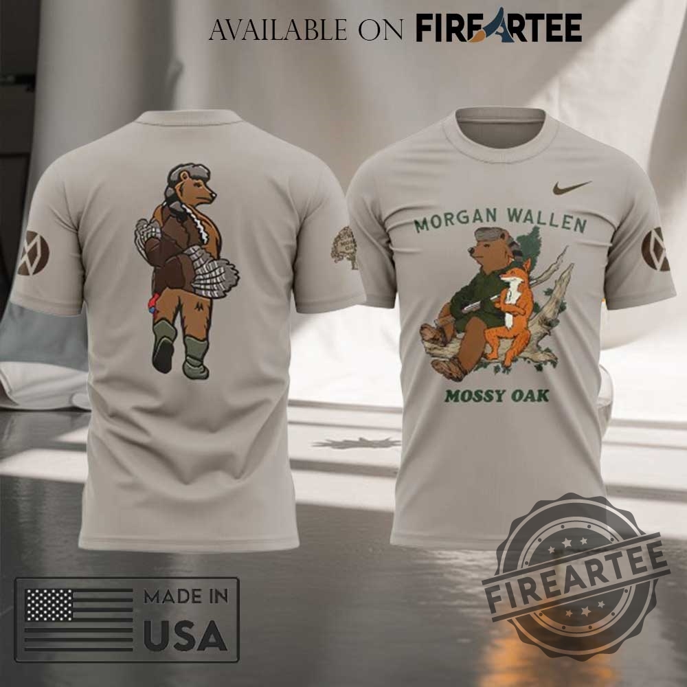 "Morgan Wallen and Music Star Apparel: Limited Edition Shirts & Hoodie" 3 The Mossy Oak X Morgan Wallen Limited Edition Tshirt