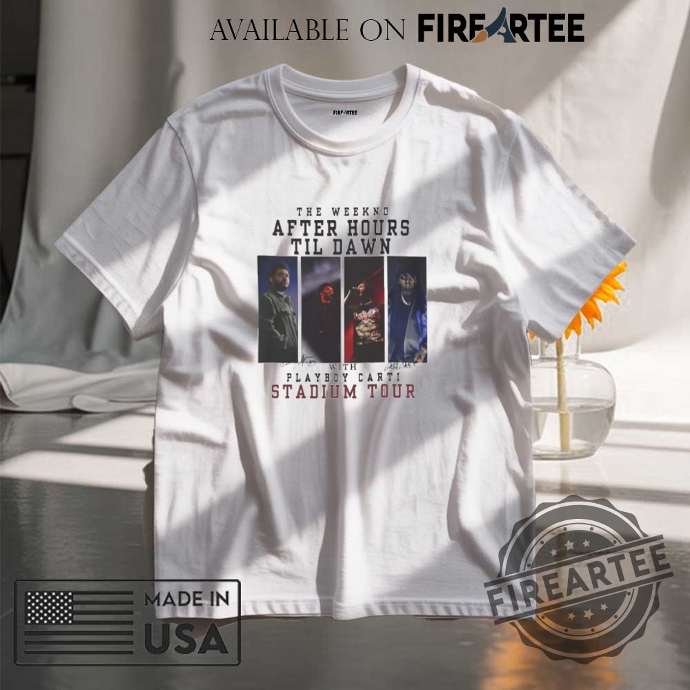"Morgan Wallen and Music Star Apparel: Limited Edition Shirts & Hoodie" 6 The Weeknd After Hours Till Dawn Tour Shirt
