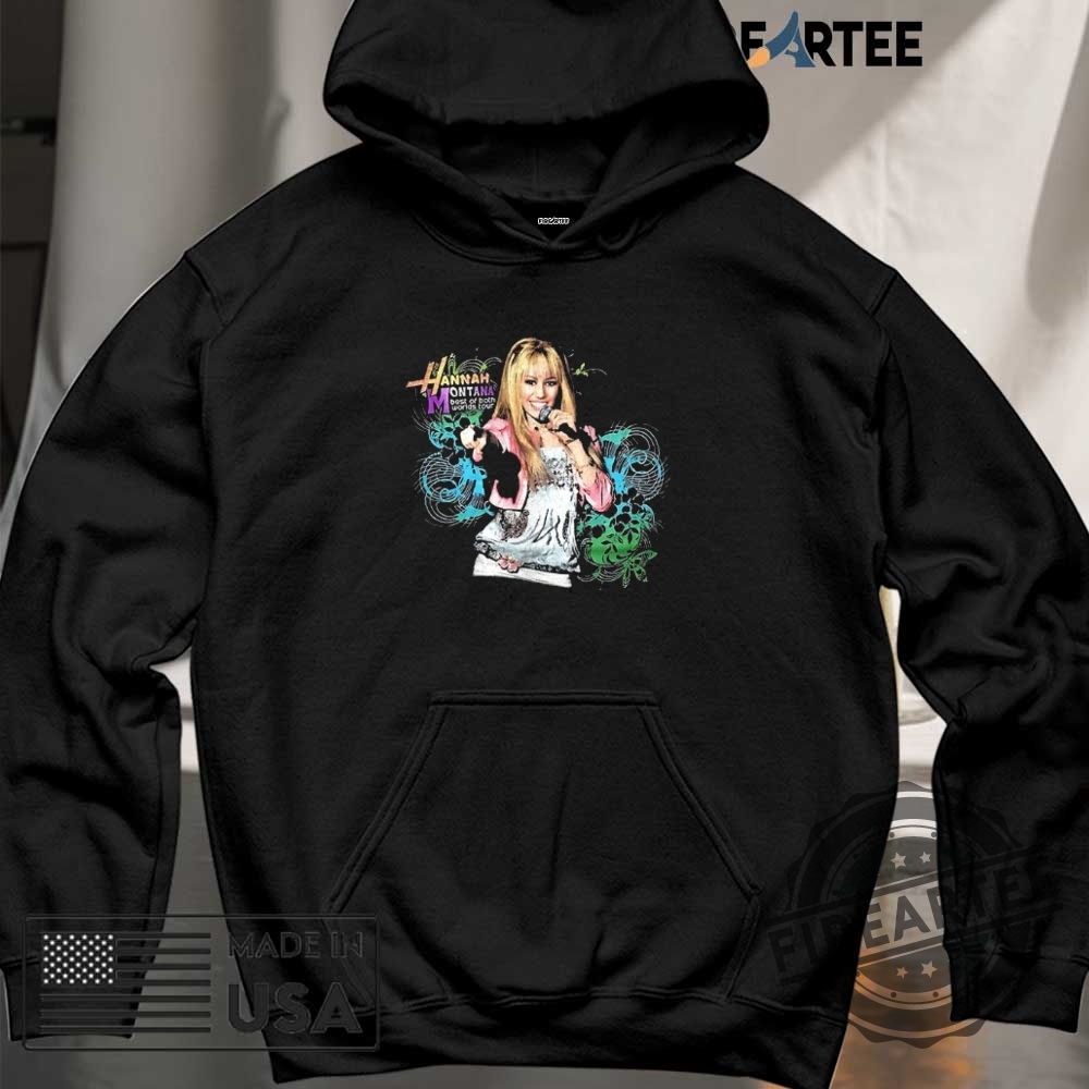 Hannah Montana Miley Cyrus Best Of Both Worlds Tour Shirt 6 Hannah Montana Miley Cyrus Best Of Both Worlds Tour shirt