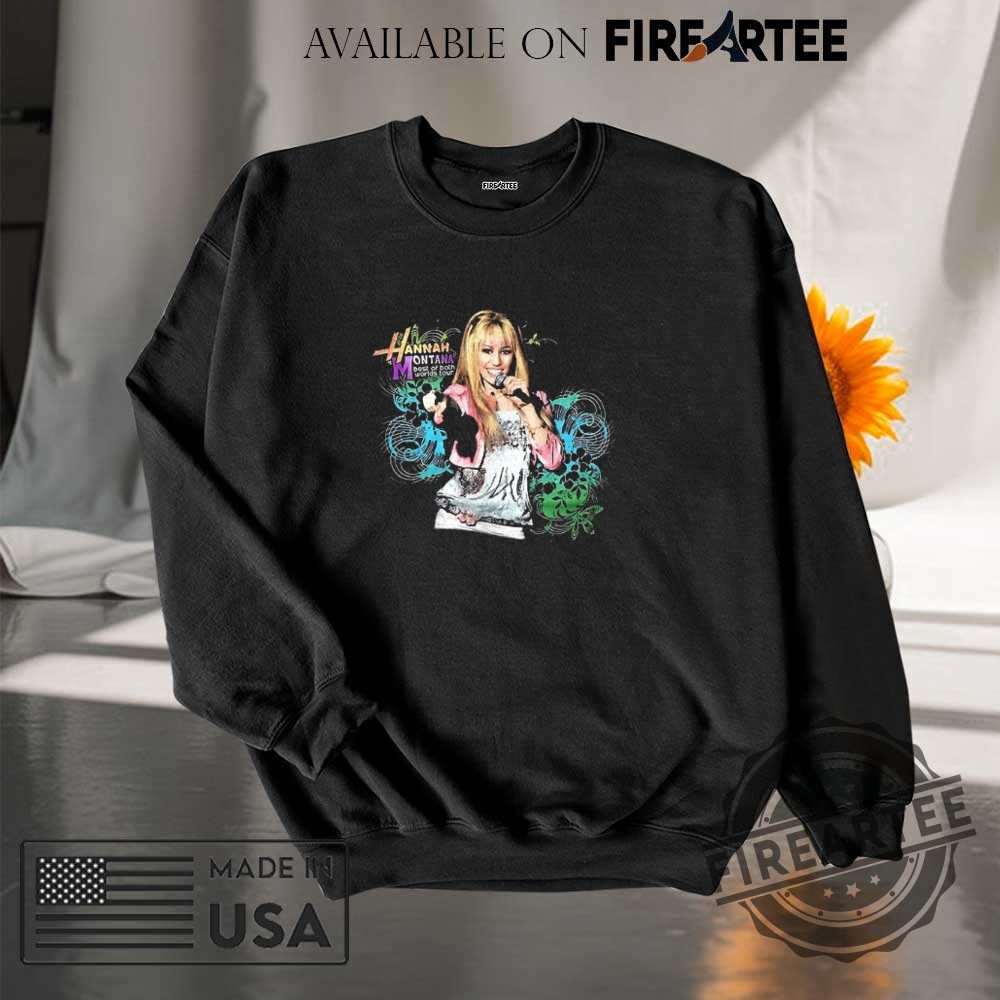 Hannah Montana Miley Cyrus Best Of Both Worlds Tour Shirt 7 Hannah Montana Miley Cyrus Best Of Both Worlds Tour shirt