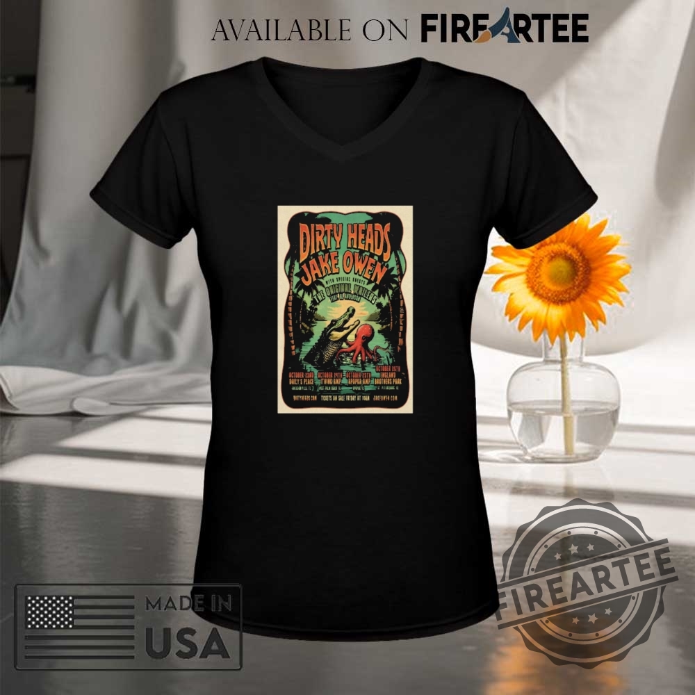 Dirty Heads Jake Owen Oct 2326 2025 In Florida Event Poster Shirt 9 Dirty Heads Jake Owen Oct 23-26 2025 In Florida Event Poster Shirt