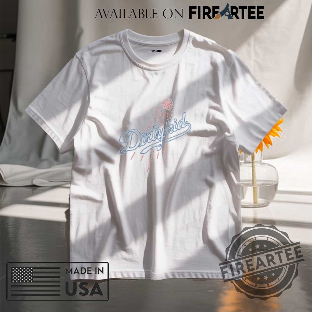 Dirty Kid X Los Angeles Dodgers Cursive Tshirts