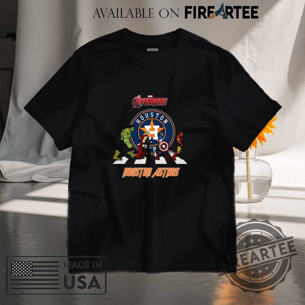 Houston Astros Marvel Avengers Abbey Road Shirt