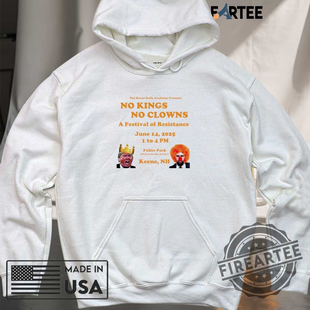 Trump And Jd Vance No Kings No Clowns In Keene Shirt 6 Trump and JD Vance No Kings No Clowns in Keene shirt