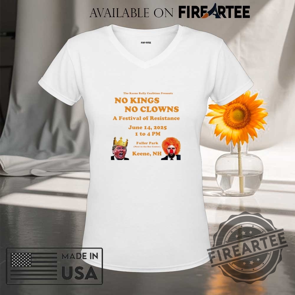 Trump And Jd Vance No Kings No Clowns In Keene Shirt 9 Trump and JD Vance No Kings No Clowns in Keene shirt