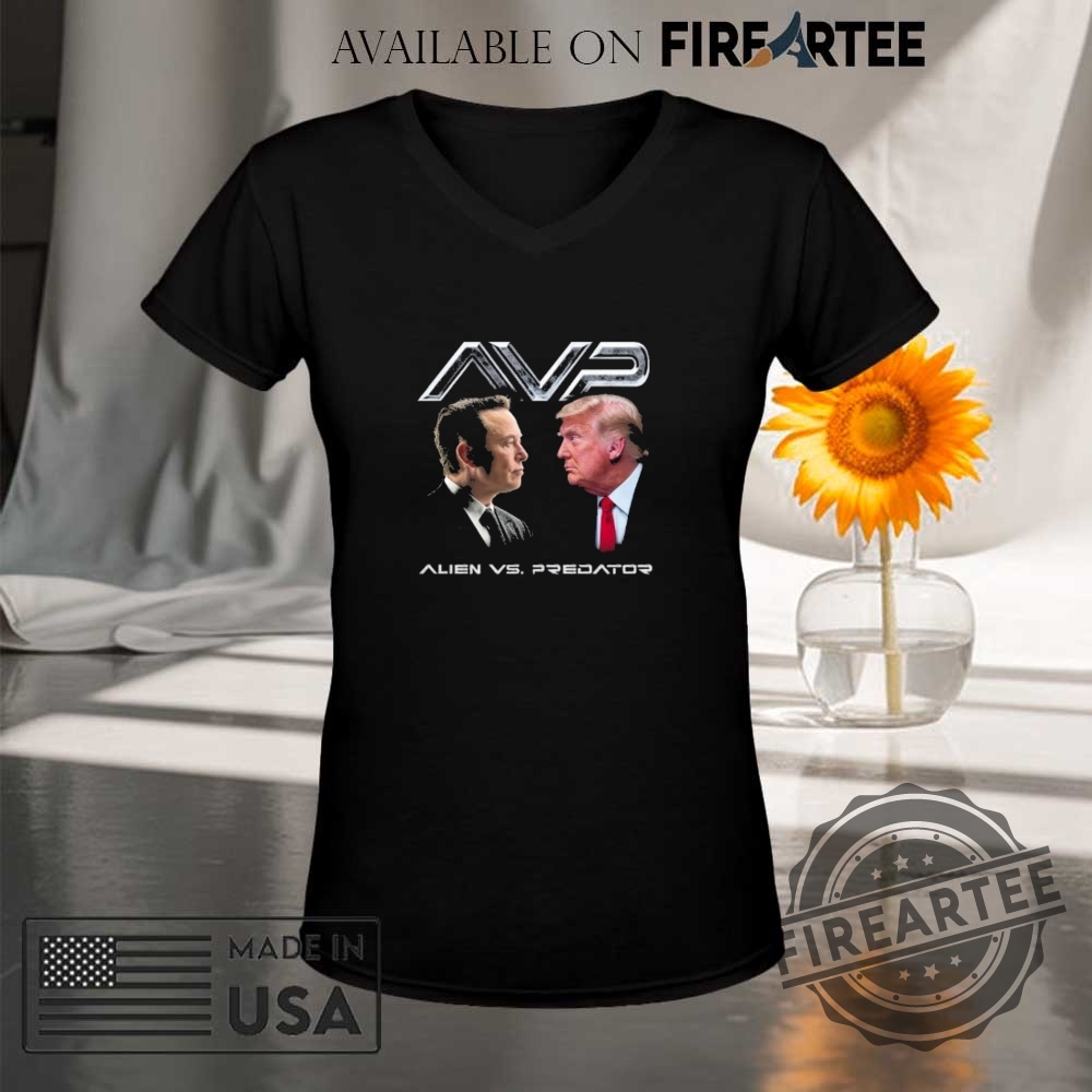 Alien Vs Predator Trump Vs Elon Shirt 9 Alien vs Predator Trump vs Elon Shirt