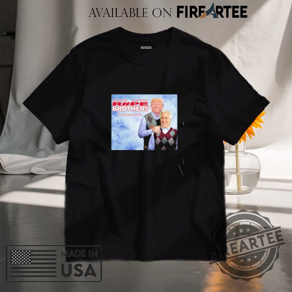 "Unique Political and Fantasy Apparel: Show Your Style with Pride" 7 Donald Trump And Jeffrey Epstein Rope Brothers One Down One To Go Shirt