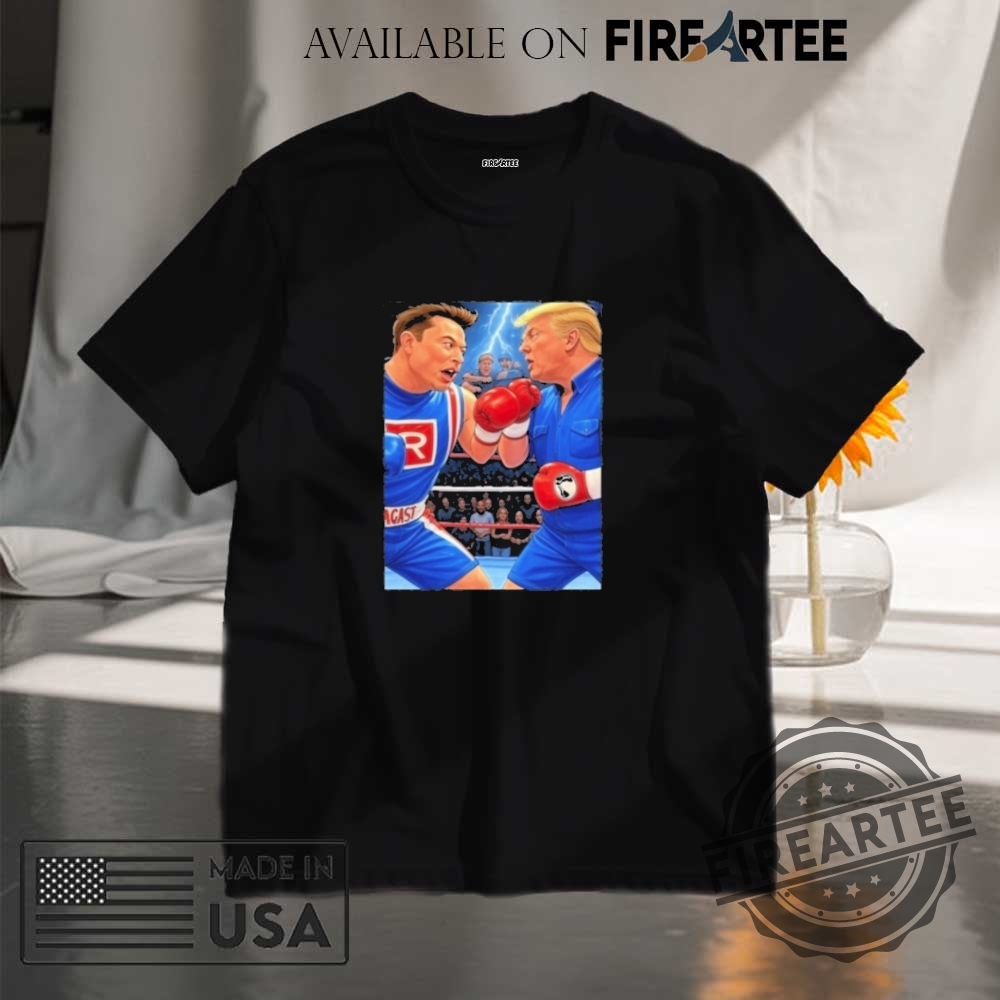 "Unique Political and Fantasy Apparel: Show Your Style with Pride" 15 Donald Trump Vs Elon Musk 2025 War Shirt