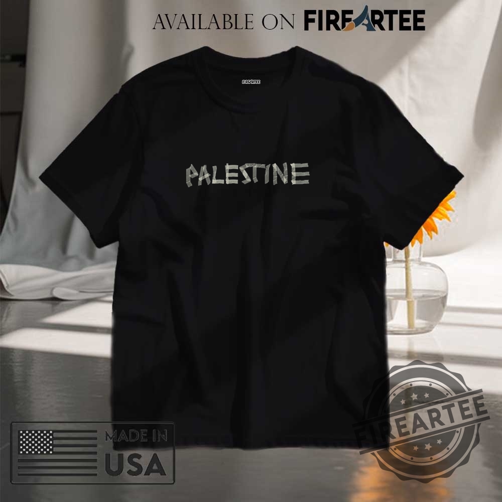 "Unique Political and Fantasy Apparel: Show Your Style with Pride" 16 Cansin Kokturk Wearing Palestine Tape Shirt