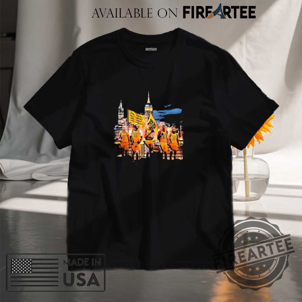 Indiana Pacers 2025 Finals Victory Parade Skyline Shirt