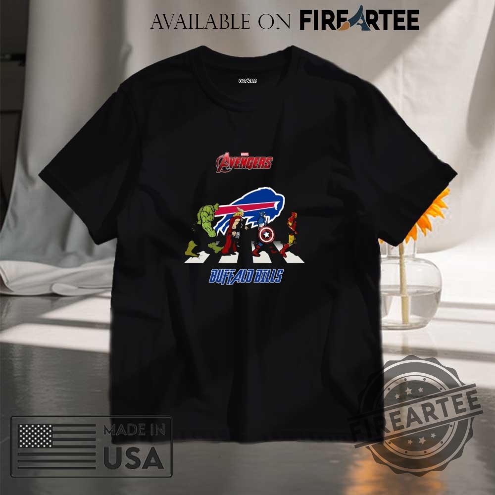 Nfl Buffalo Bills Marvel Avengers Abbey Road Shirt