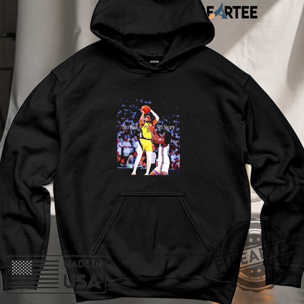Tyrese Haliburtonno Risk No Story Shirt 6 Tyrese Haliburtonno risk no story shirt