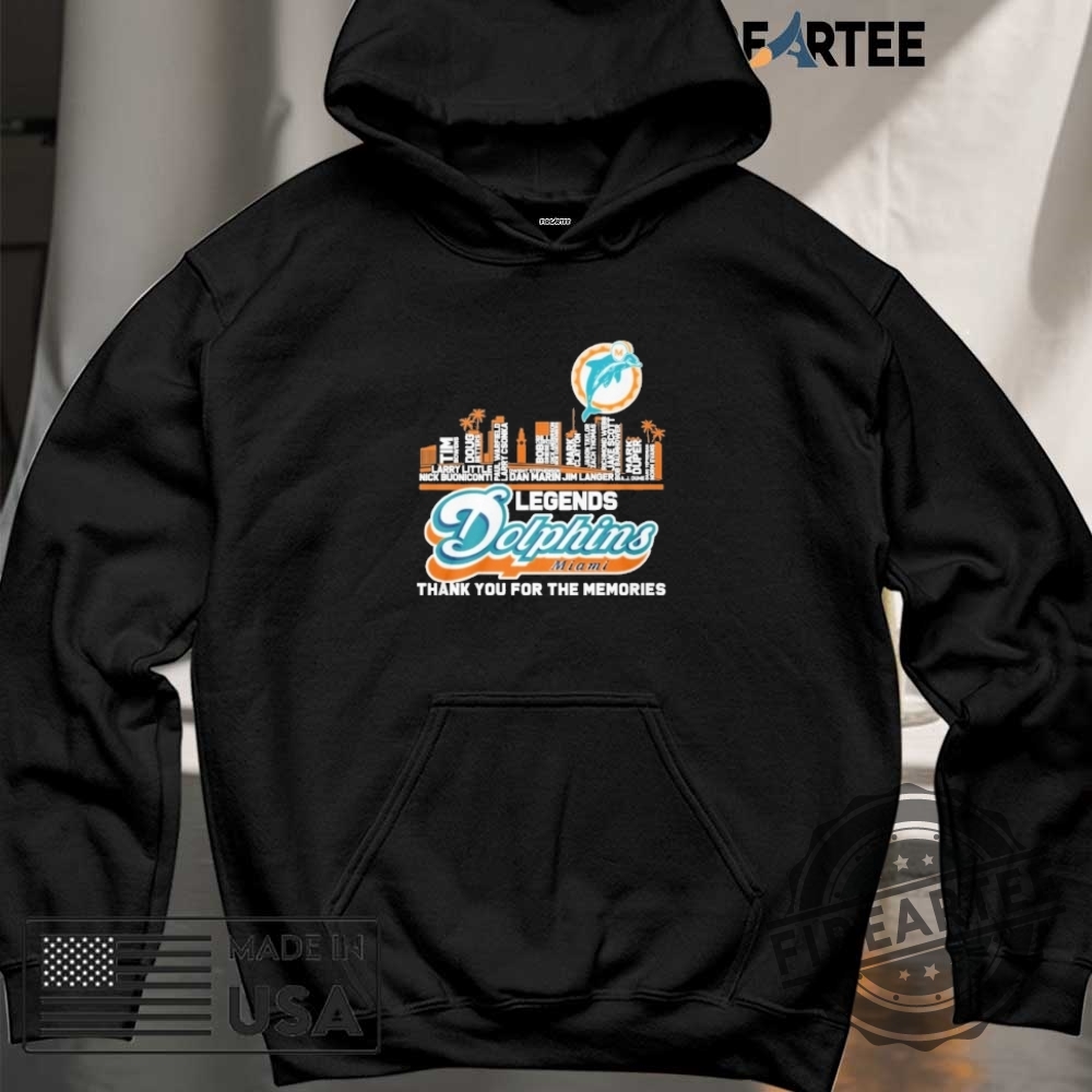 Miami Dolphins Legends Thank You For The Memories Shirt 6 Miami Dolphins Legends Thank You For The Memories Shirt