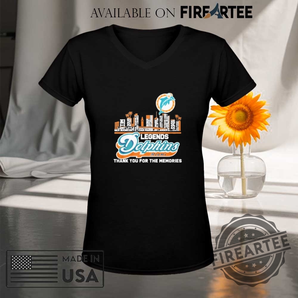 Miami Dolphins Legends Thank You For The Memories Shirt 9 Miami Dolphins Legends Thank You For The Memories Shirt