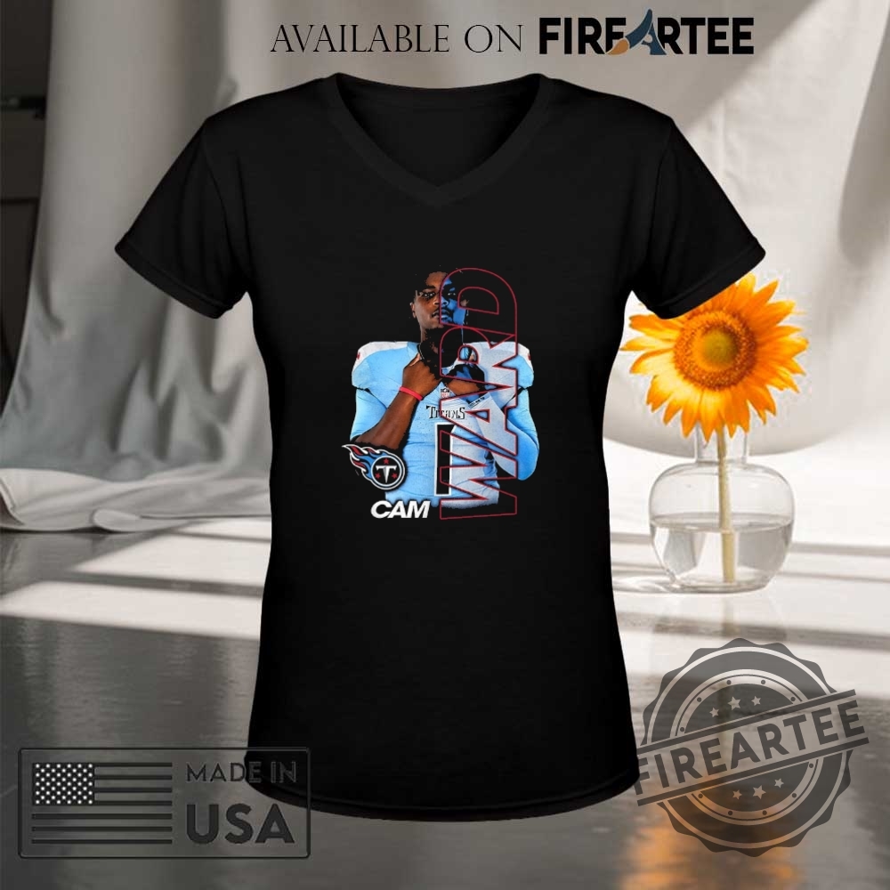 Cameron Ward Tennessee Titans Nfl Football Player Graphic Shirt 9 Cameron Ward Tennessee Titans NFL football player graphic shirt