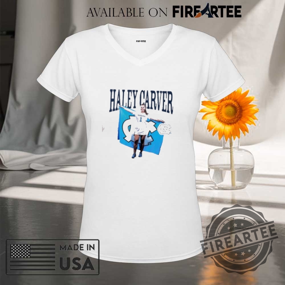 Haley Carver North Carolina Tar Heels Portrait Shirt 9 Haley Carver North Carolina Tar Heels portrait shirt